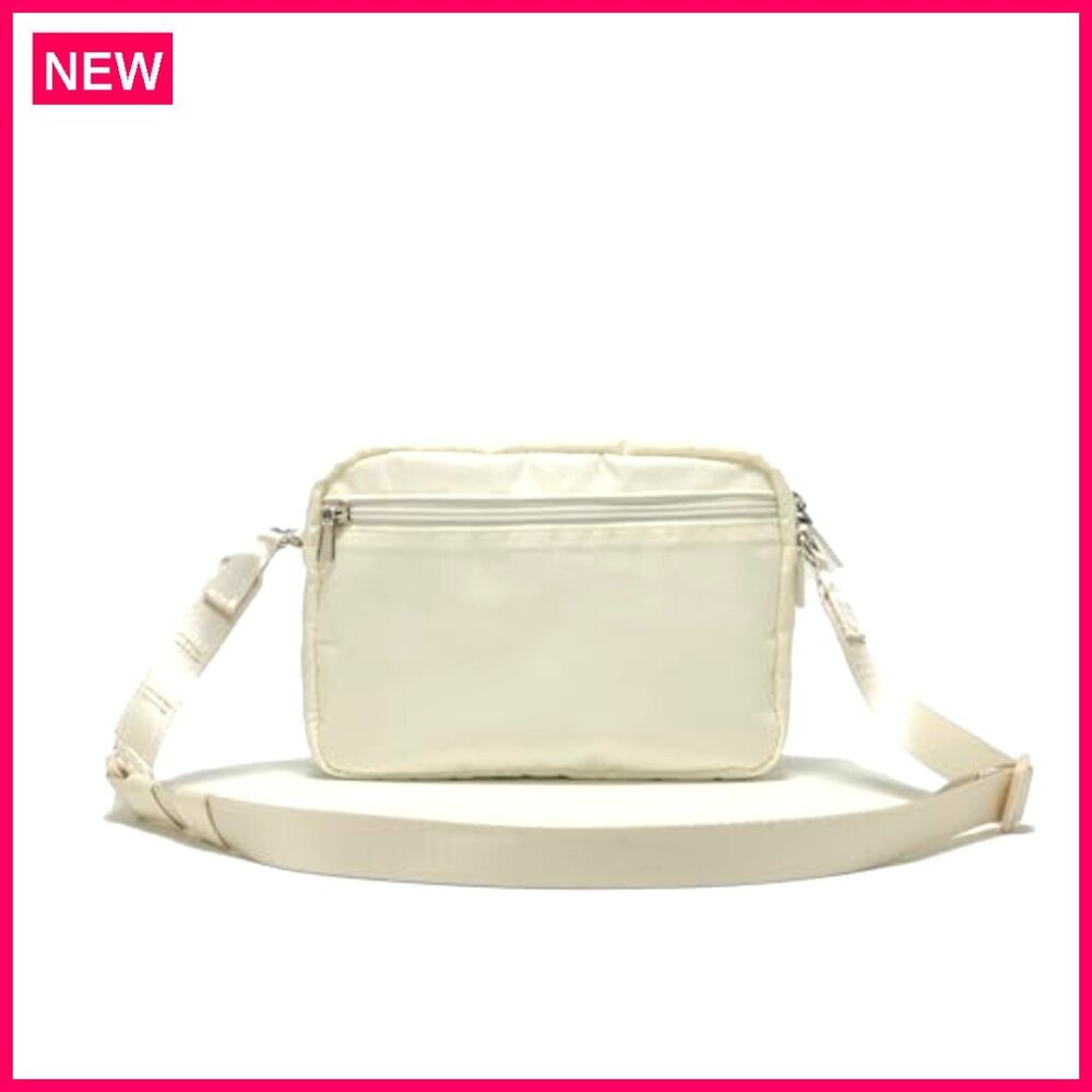 Small Nylon Crossbody Bag with Adjustable Strap Multi Pocket Lightweight Purse - Picture 5 of 6